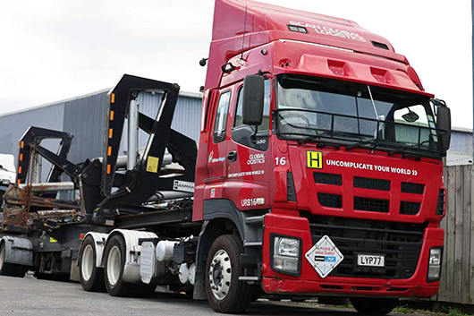 Overweight Container Transport